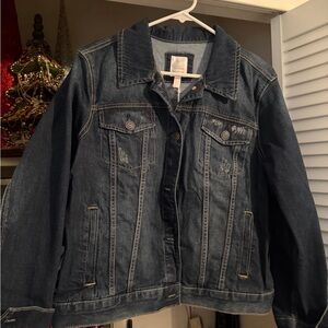 LC Lauren Conrad Dark Blue Denim Jacket